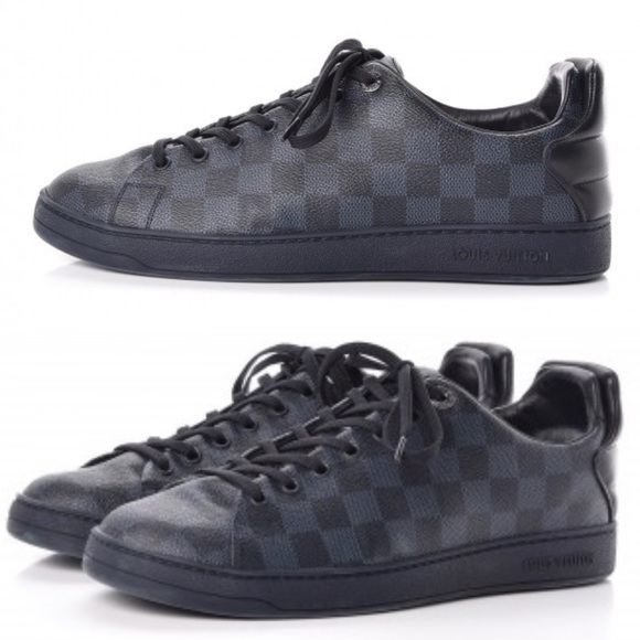 Louis Vuitton Other - LOUIS VUITTON Damier Cobalt Frontrow Sneakers 10